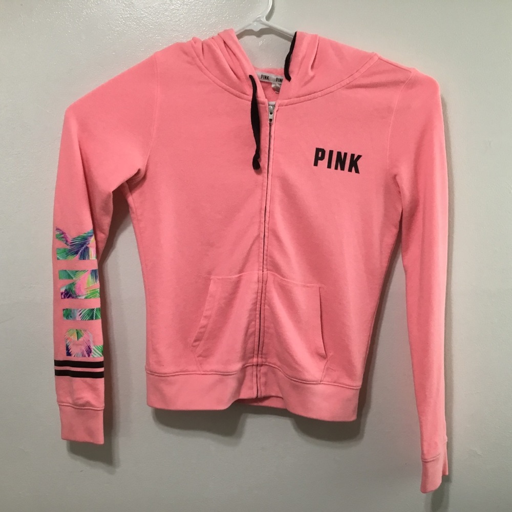 Victoria’s Secret Pink Hoodie Jacket Sz Small